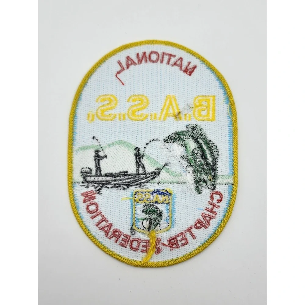 NOS Fishing B.A.S.S. NATIONAL‎ CHAPTER FEDERATION Patch
